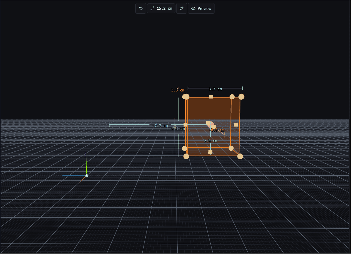 A 3D scene in Scad